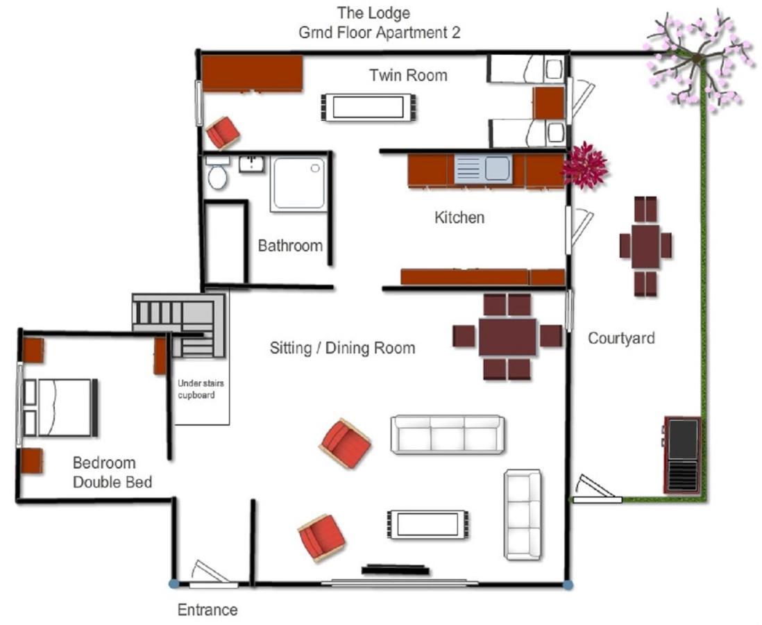 Old School Apartment 2 Ground Floor Bury St. Edmunds Екстериор снимка